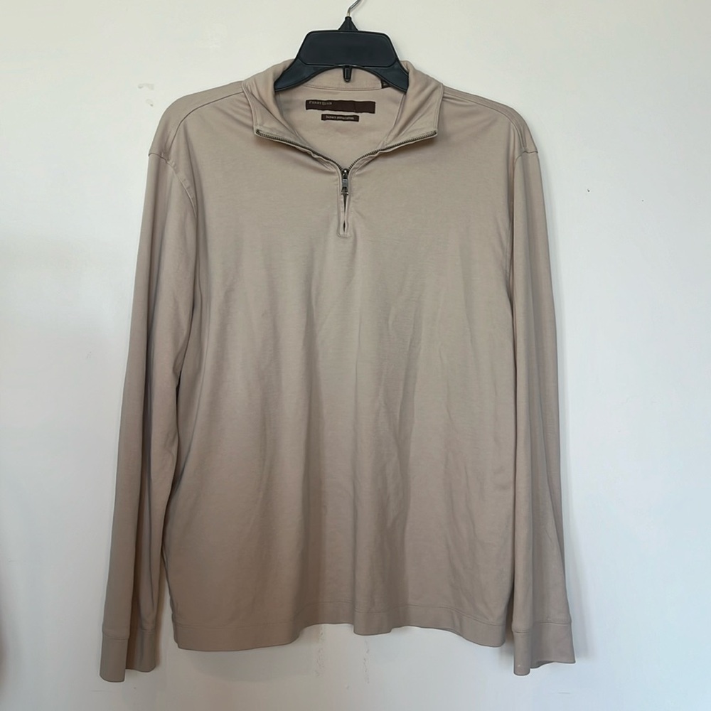 Perry Ellis Quarter Zip Long Sleeve